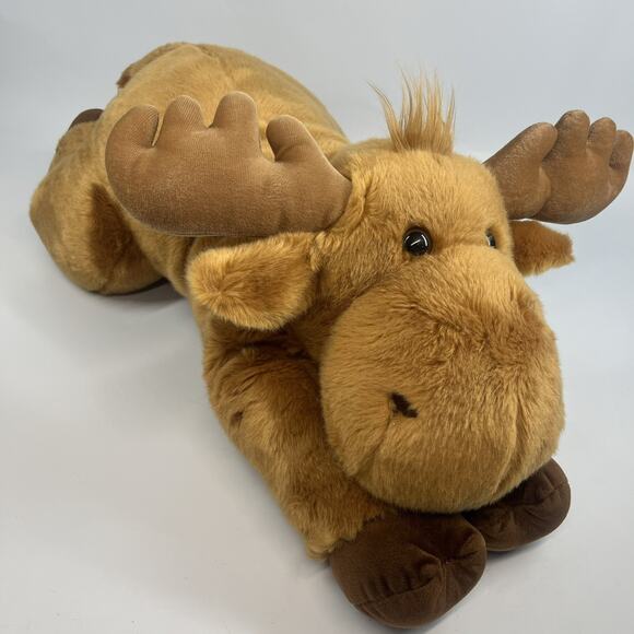 Aurora Plush Moose Realistic Brown 28" Large Stuffed Animal Toy Excellent Cond. - Picture 2 of 12